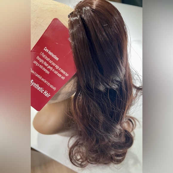 HAIR, 24” Ponytail Clasp Extension, straight layered, Dark brown - Picture 4 of 6